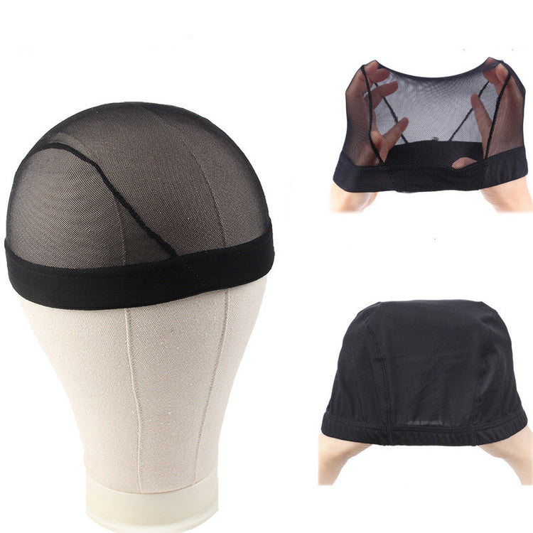 High Elastic Wig Cap Black