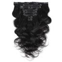 Hairpiece Clip Extensions Body Wig Clip In Human Hair Extension