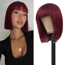 Human Hair Wig Full-head Wig Short Without Lace