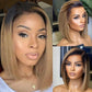 Short Straight Lace Front Human Hair Wig