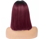 1B/99J Short Straight Bob Human Hair Wig