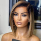 Short Straight Lace Front Human Hair Wig