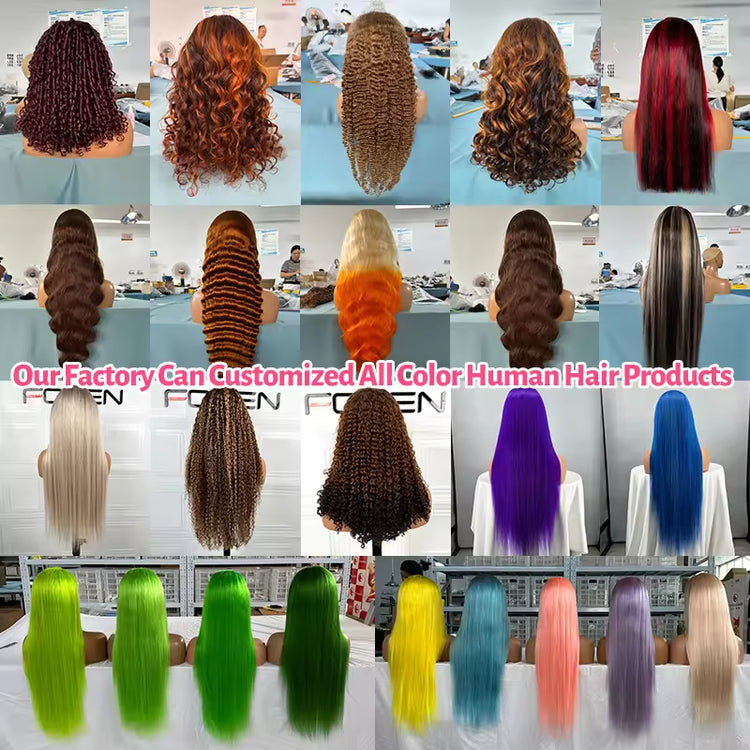 13x4 HD Brown Lace Front Human Hair Wig