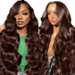 13x4 HD Brown Lace Front Human Hair Wig